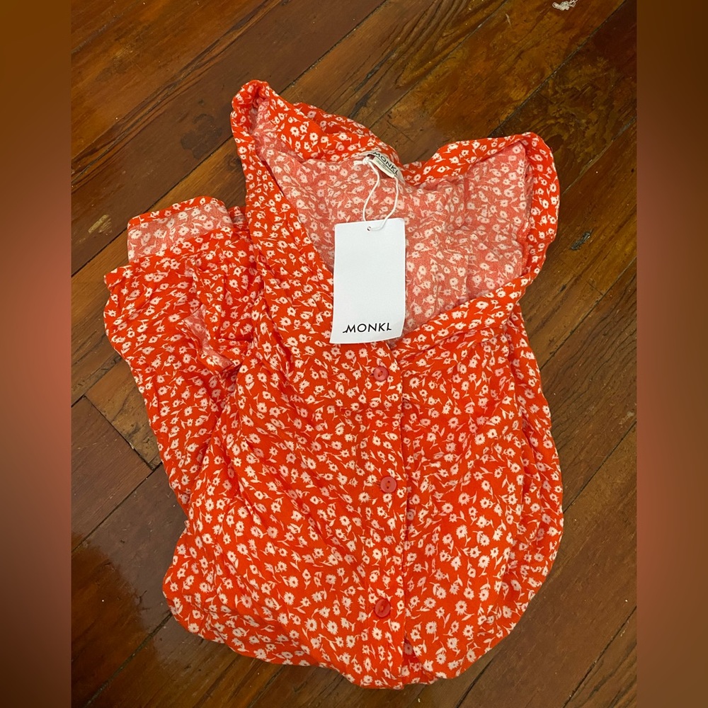 Mini floral summer dress